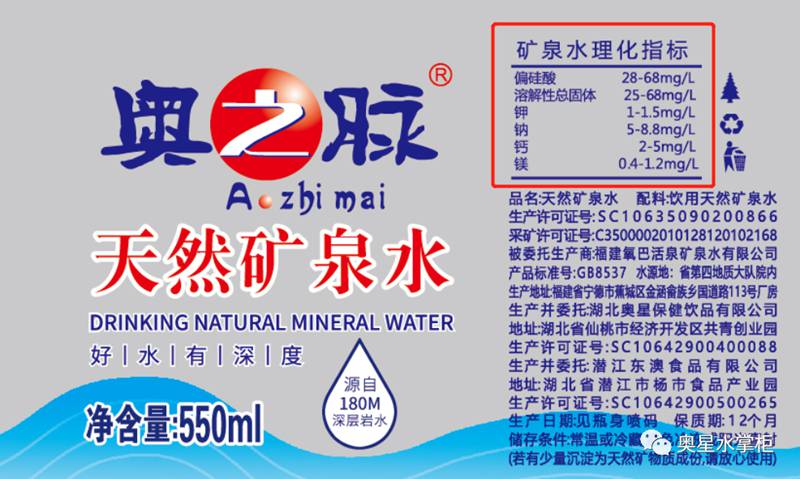 購買礦泉水時(shí)，您仔細(xì)看瓶標(biāo)了嗎？